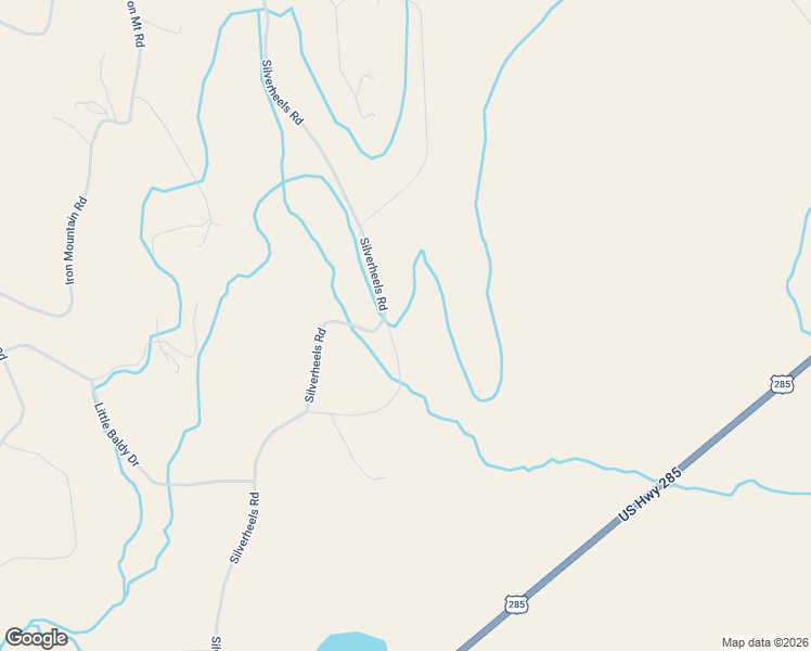 map of restaurants, bars, coffee shops, grocery stores, and more near 1344 Silver Heels Road in Fairplay