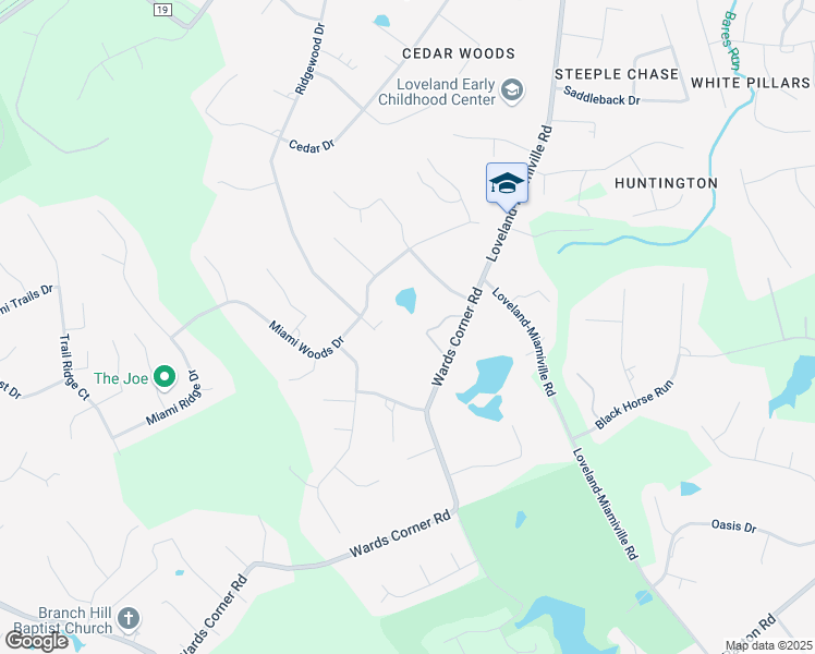 map of restaurants, bars, coffee shops, grocery stores, and more near 890 Wards Corner Road in Loveland