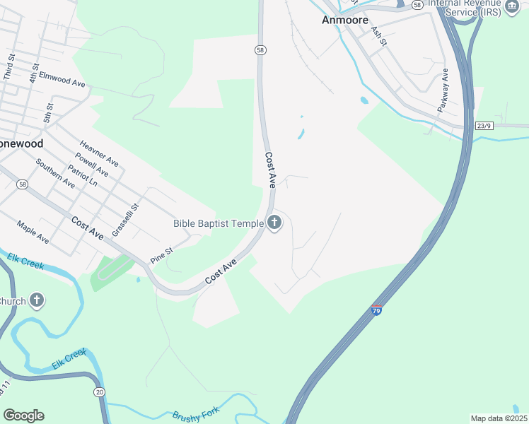 map of restaurants, bars, coffee shops, grocery stores, and more near 1 Catalpa Heights in Stonewood