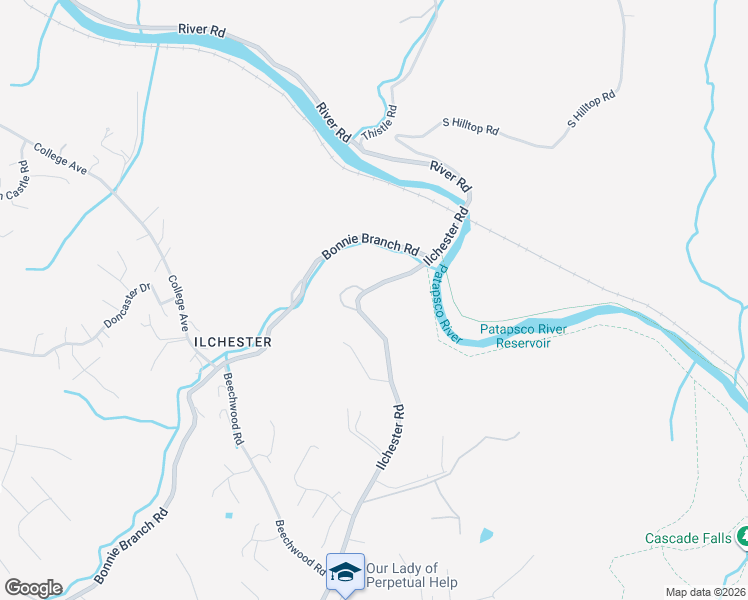 map of restaurants, bars, coffee shops, grocery stores, and more near 4471 Ilchester Road in Ellicott City