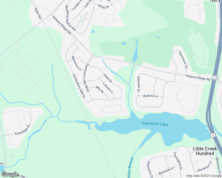 map of restaurants, bars, coffee shops, grocery stores, and more near 125 Leena Lane in Smyrna