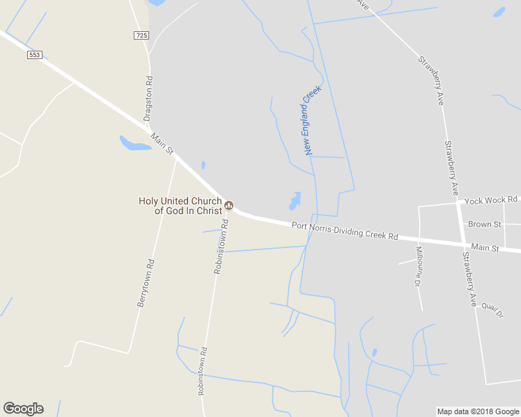 map of restaurants, bars, coffee shops, grocery stores, and more near 1444 Main Street in Port Norris