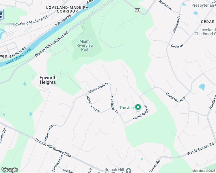 map of restaurants, bars, coffee shops, grocery stores, and more near 6335 Trail Ridge Court in Loveland