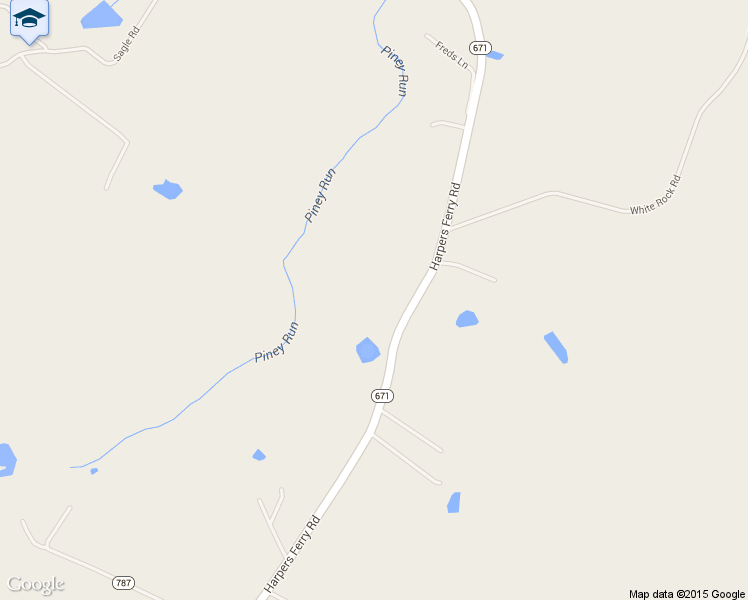 map of restaurants, bars, coffee shops, grocery stores, and more near 13297 Harpers Ferry Road in Purcellville