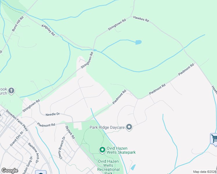 map of restaurants, bars, coffee shops, grocery stores, and more near 12009 Piedmont Road in Clarksburg