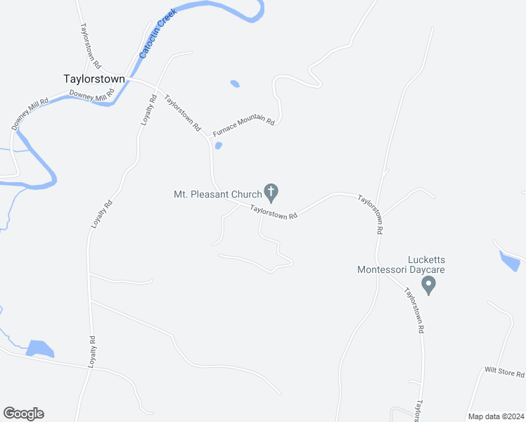 map of restaurants, bars, coffee shops, grocery stores, and more near Taylorstown Road in Lovettsville