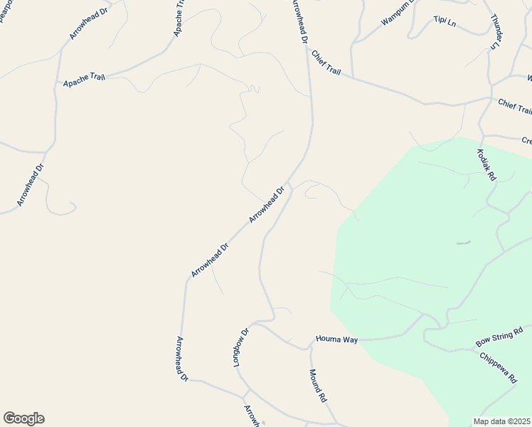 map of restaurants, bars, coffee shops, grocery stores, and more near 2056 Arrowhead Drive in Jefferson