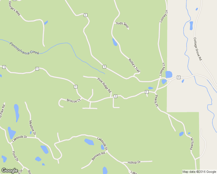 map of restaurants, bars, coffee shops, grocery stores, and more near 68 Pine Ridge Rd in Alma