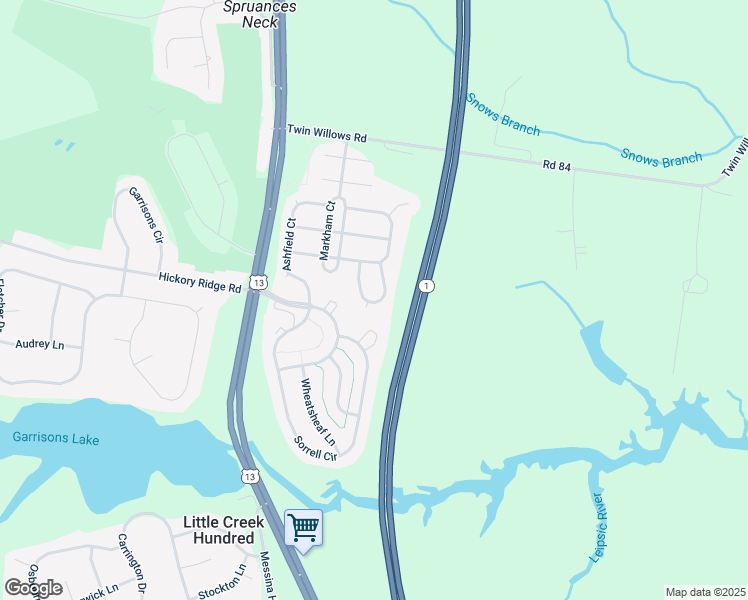 map of restaurants, bars, coffee shops, grocery stores, and more near 106 Southall Court in Smyrna
