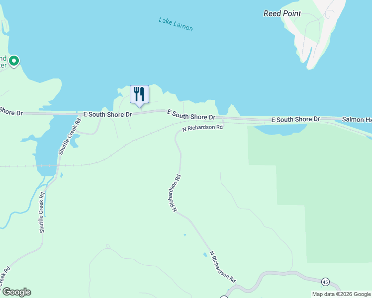 map of restaurants, bars, coffee shops, grocery stores, and more near 6460-6464 North Richardson Road in Unionville