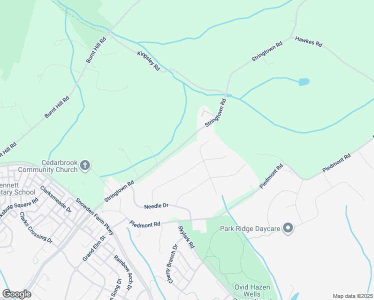 map of restaurants, bars, coffee shops, grocery stores, and more near 23933 Stringtown Road in Clarksburg
