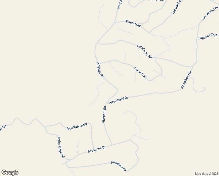 map of restaurants, bars, coffee shops, grocery stores, and more near 589 Warpath Road in Jefferson