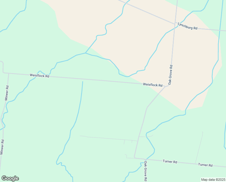 map of restaurants, bars, coffee shops, grocery stores, and more near 1604 Weisflock Road in Lynchburg