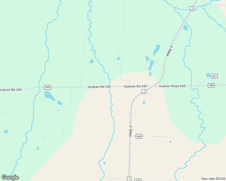 map of restaurants, bars, coffee shops, grocery stores, and more near Audrain Road 340 in Mexico