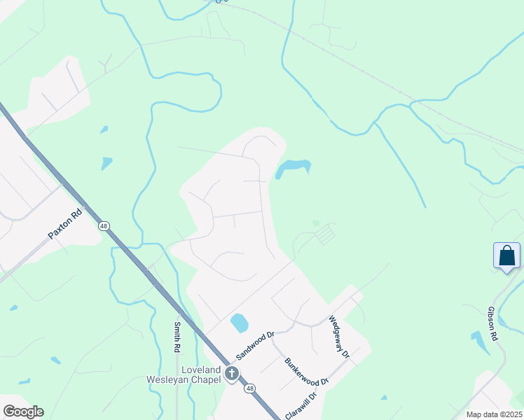 map of restaurants, bars, coffee shops, grocery stores, and more near 6826 Clubside Drive in Loveland