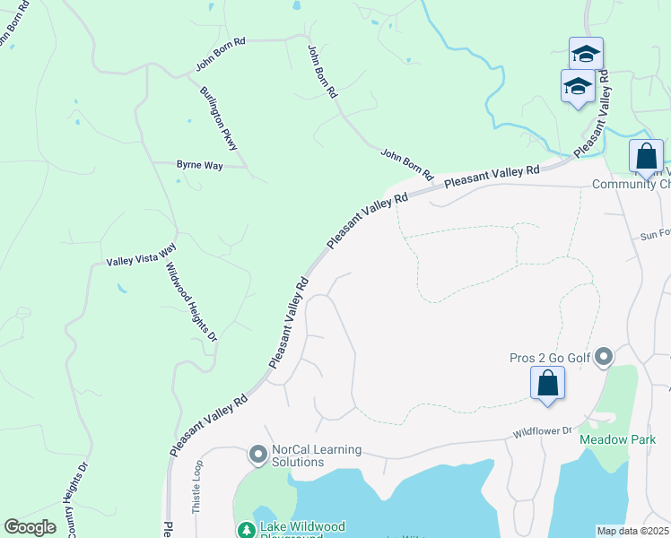 map of restaurants, bars, coffee shops, grocery stores, and more near 13792 Mica Court in Penn Valley