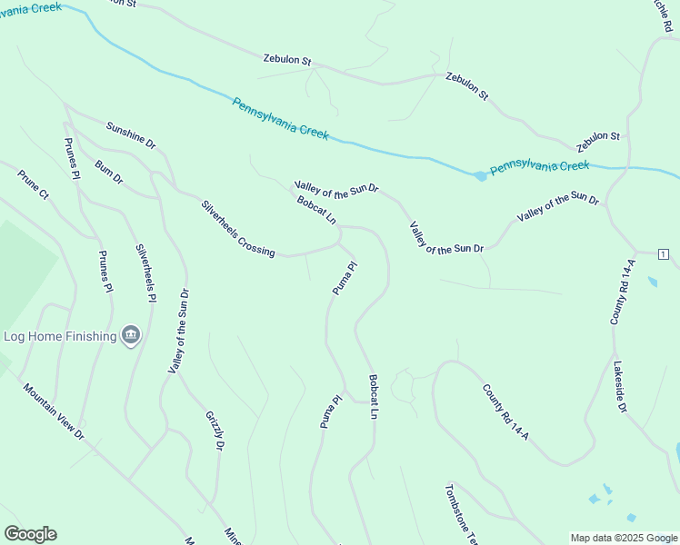 map of restaurants, bars, coffee shops, grocery stores, and more near 52 Ute Trail in Fairplay