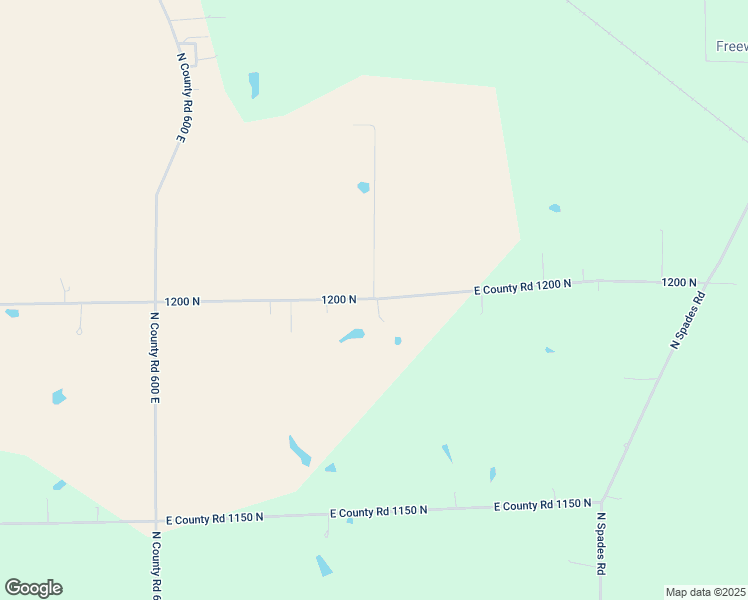 map of restaurants, bars, coffee shops, grocery stores, and more near 6500 East County Road 1200 North in Sunman