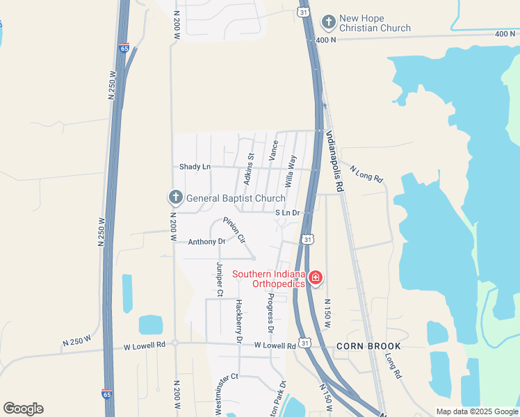 map of restaurants, bars, coffee shops, grocery stores, and more near 1651 West South Line Drive in Columbus