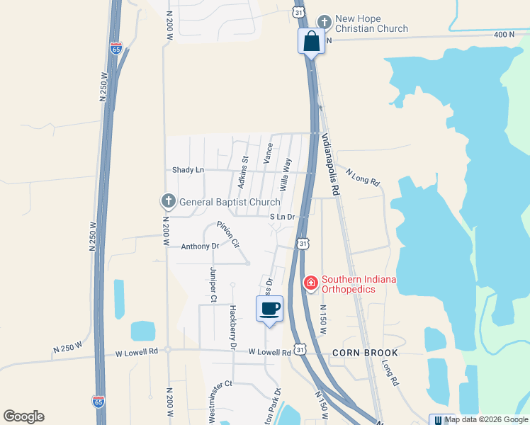 map of restaurants, bars, coffee shops, grocery stores, and more near 4850 Progress Drive in Columbus