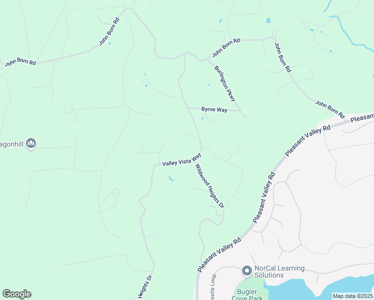 map of restaurants, bars, coffee shops, grocery stores, and more near 19706 Valley Vista Way in Penn Valley