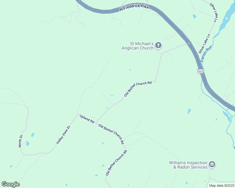 map of restaurants, bars, coffee shops, grocery stores, and more near 1241 Old Bethel Church Road in Winchester