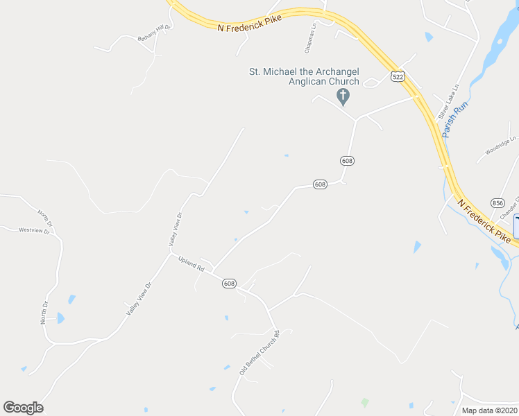 map of restaurants, bars, coffee shops, grocery stores, and more near 1241 Old Bethel Church Road in Winchester