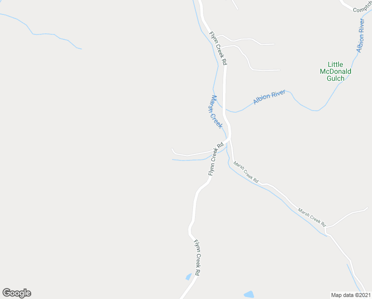 map of restaurants, bars, coffee shops, grocery stores, and more near 7950 Flynn Creek Road in Comptche