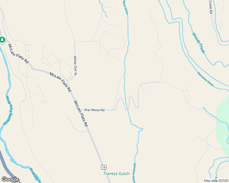 map of restaurants, bars, coffee shops, grocery stores, and more near 260 Star Mesa Road in Aspen