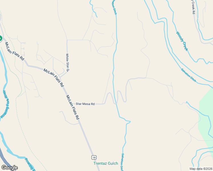 map of restaurants, bars, coffee shops, grocery stores, and more near 260 Star Mesa Road in Aspen