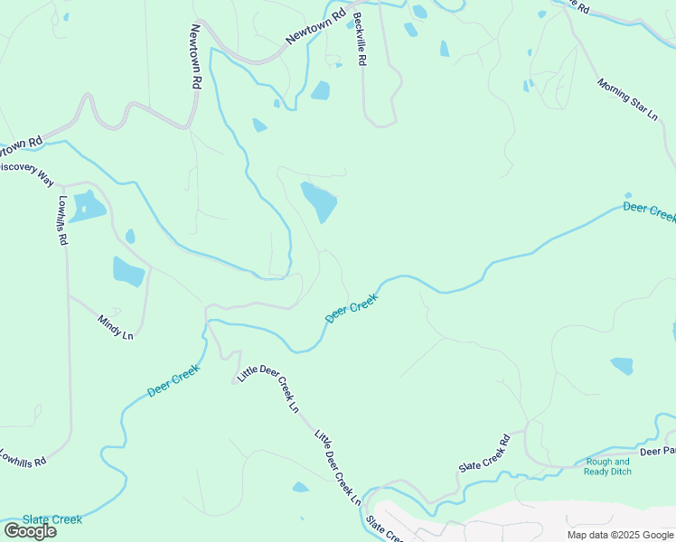 map of restaurants, bars, coffee shops, grocery stores, and more near 12655 Little Deer Creek Lane in Nevada City