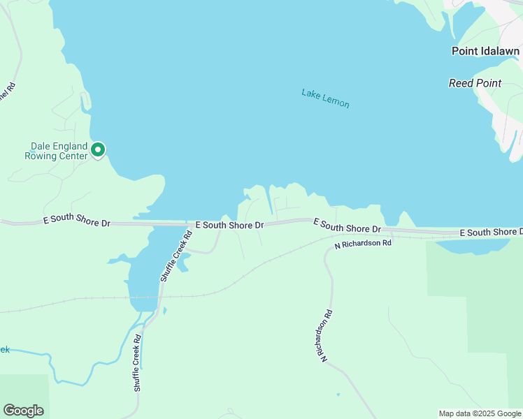 map of restaurants, bars, coffee shops, grocery stores, and more near 8865-9091 E Southshore Dr in Unionville