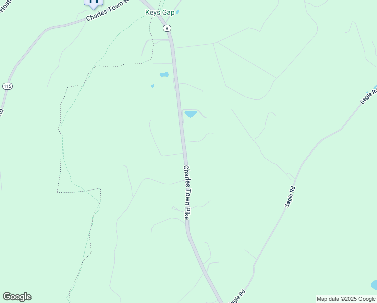 map of restaurants, bars, coffee shops, grocery stores, and more near 34576 Charles Town Pike in Purcellville