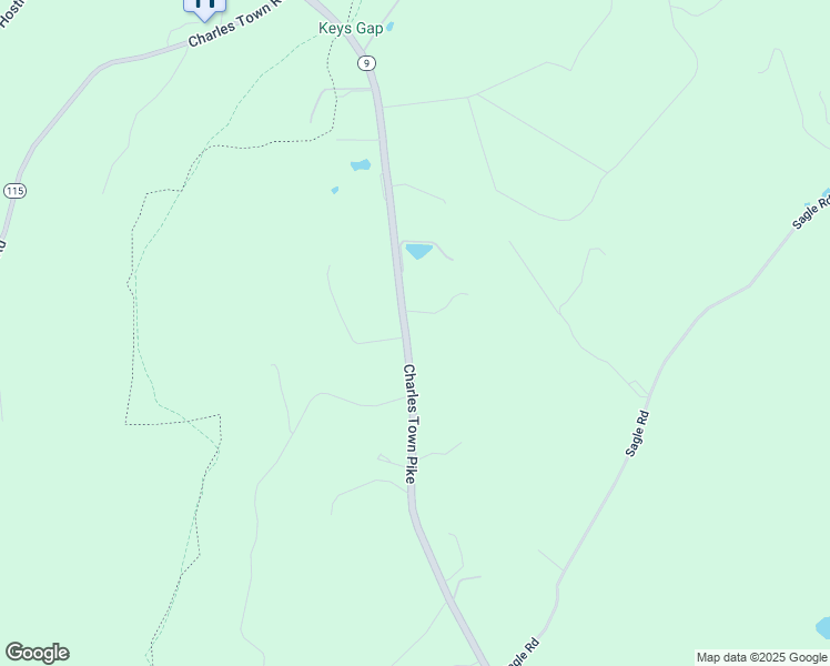 map of restaurants, bars, coffee shops, grocery stores, and more near 34576 Charles Town Pike in Purcellville