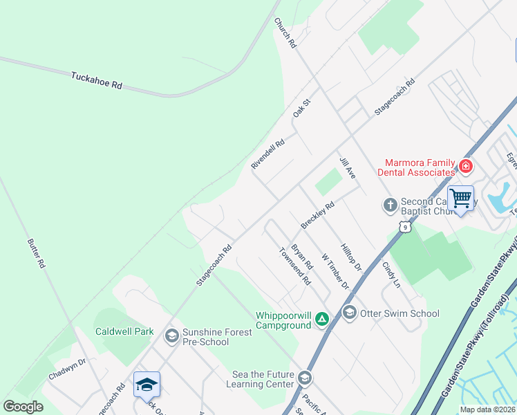 map of restaurants, bars, coffee shops, grocery stores, and more near 734 Stagecoach Road in Marmora