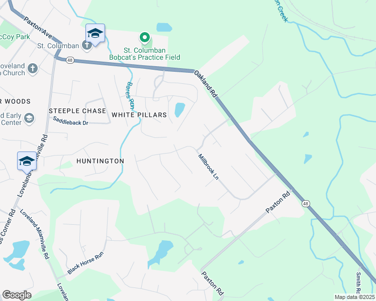 map of restaurants, bars, coffee shops, grocery stores, and more near 1718 Millbrook Lane in Loveland