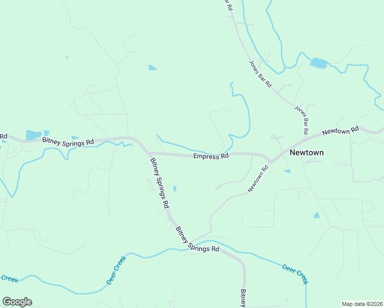 map of restaurants, bars, coffee shops, grocery stores, and more near 13631 Empress Road in Nevada City