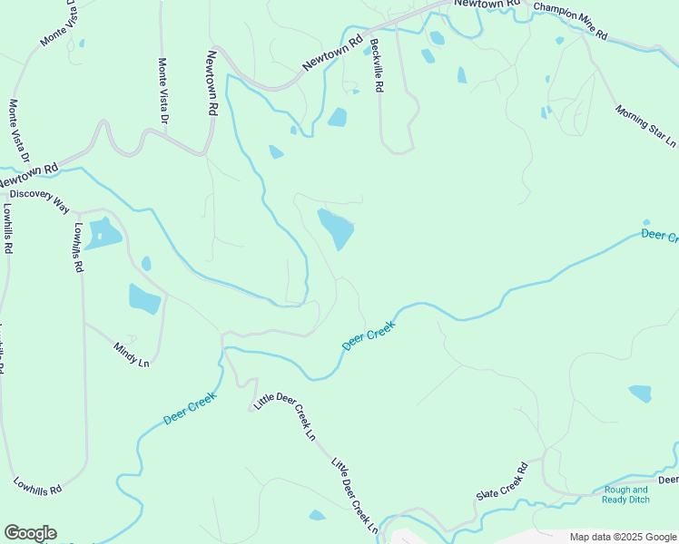 map of restaurants, bars, coffee shops, grocery stores, and more near 12695 Little Deer Creek Lane in Nevada City