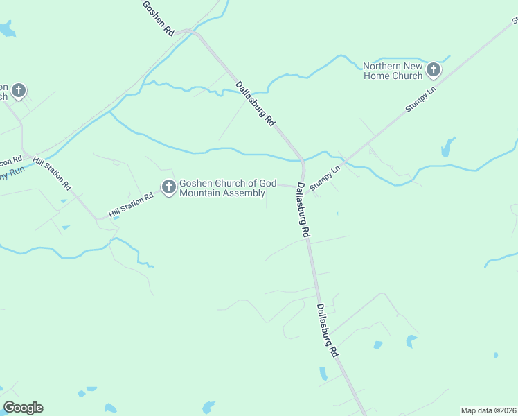 map of restaurants, bars, coffee shops, grocery stores, and more near 1783 Hill Station Road in Goshen