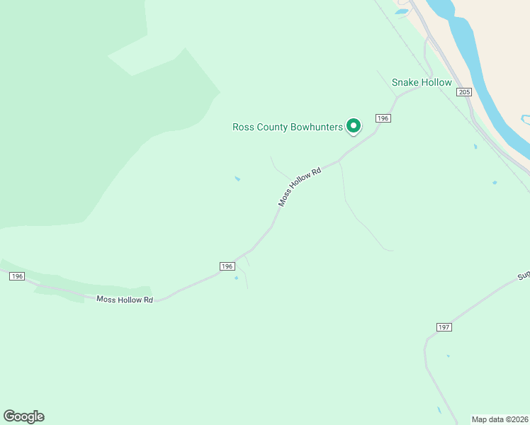 map of restaurants, bars, coffee shops, grocery stores, and more near 2821 Moss Hollow Road in Chillicothe