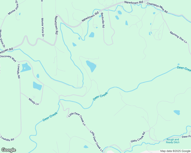 map of restaurants, bars, coffee shops, grocery stores, and more near 12695 Little Deer Creek Lane in Nevada City