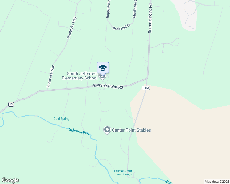map of restaurants, bars, coffee shops, grocery stores, and more near 4708 Summit Point Road in Charles Town