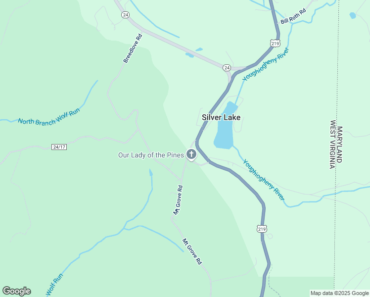 map of restaurants, bars, coffee shops, grocery stores, and more near 68 Breedlove Road in Eglon