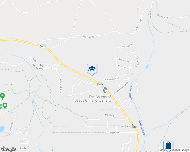 map of restaurants, bars, coffee shops, grocery stores, and more near Canterbury Dr & Stewart Way in Kings Beach
