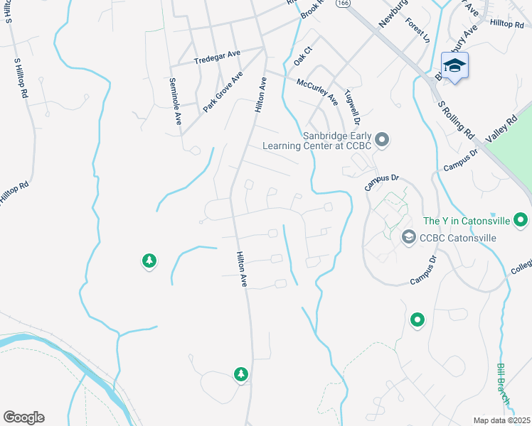 map of restaurants, bars, coffee shops, grocery stores, and more near 712 White Oaks Avenue in Catonsville