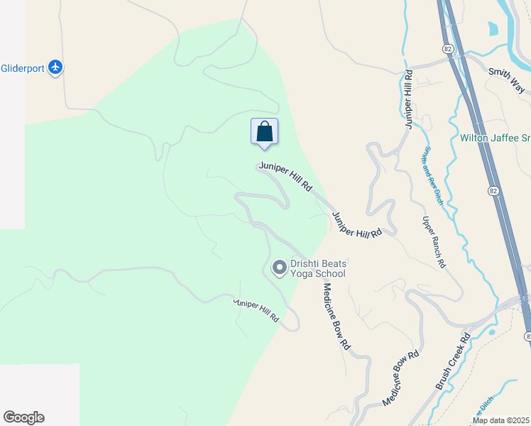 map of restaurants, bars, coffee shops, grocery stores, and more near 1942 Juniper Hills Road in Aspen