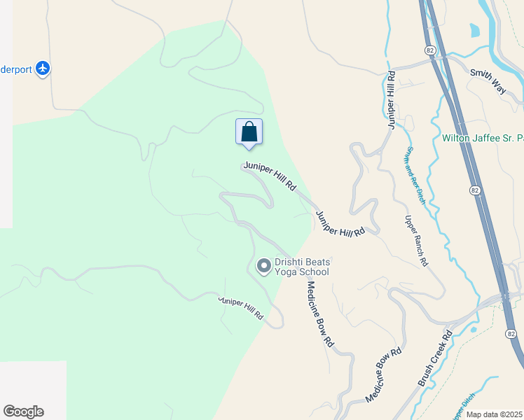 map of restaurants, bars, coffee shops, grocery stores, and more near 1942 Juniper Hill Road in Aspen