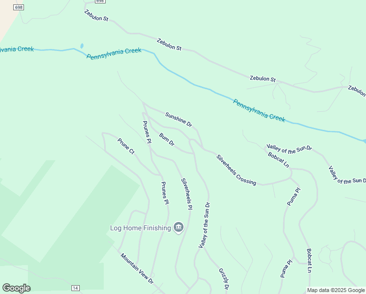 map of restaurants, bars, coffee shops, grocery stores, and more near 70 Bum Drive in Fairplay