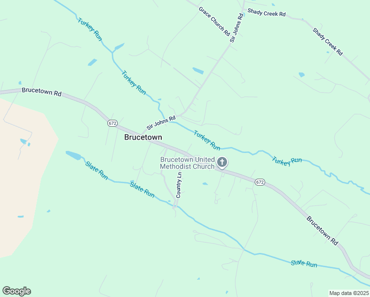 map of restaurants, bars, coffee shops, grocery stores, and more near 2073 Brucetown Road in Clear Brook