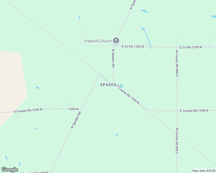 map of restaurants, bars, coffee shops, grocery stores, and more near 12318 North Spades Road in Sunman